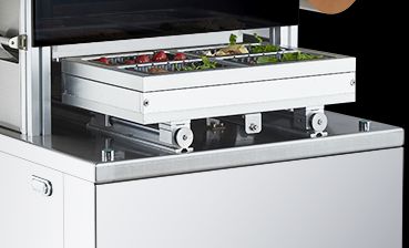 Fully Automatic Modified Atmosphere Tray Sealer DQ370L-E with Food Grade 304 Stainless Steel and 6061 Anodized Aluminum Mold