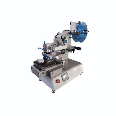 Manufacturer's direct supply of small semi-automatic flat labeling machine CH-615 plastic part labeling machine, plane labeling machine