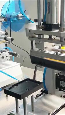 Manufacturer's direct supply of small semi-automatic flat labeling machine CH-615 plastic part labeling machine, plane labeling machine
