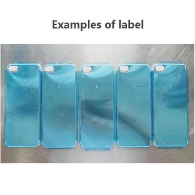 Manufacturer's direct supply of small semi-automatic flat labeling machine CH-615 plastic part labeling machine, cotton swab box labeling machine