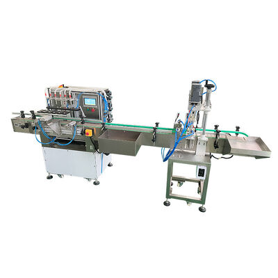 Fully Automatic Magnetic Pump Mineral Water Filling Machine CH-600XGGZ Glass Water Liquid Capping Machine