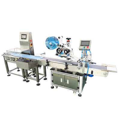 Fully Automatic Weighing Label Machine CH-606D Corner Labeling Machine High-speed Flat Weighing Labeling Machine