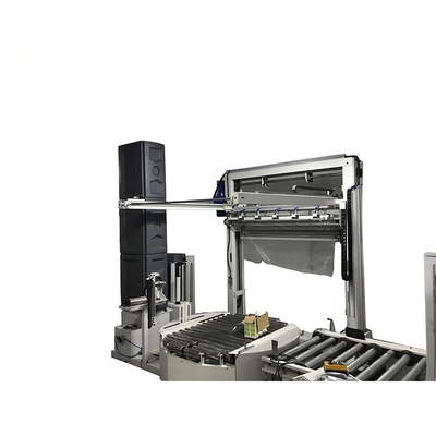 CHIC Electric Fully Automatic OnlineTop-Cover Stretch Film Pallet Wrapping Machine with Motor & PLC for Food Beverage Packaging