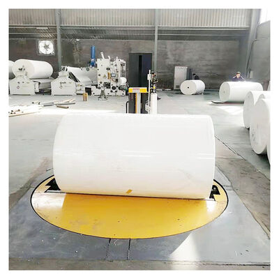 Two-axis Pallet Wrapping Machine Cylinder Paper & Non-woven Fabric Wrapper Round Product Pre-stretch Film Wrapper