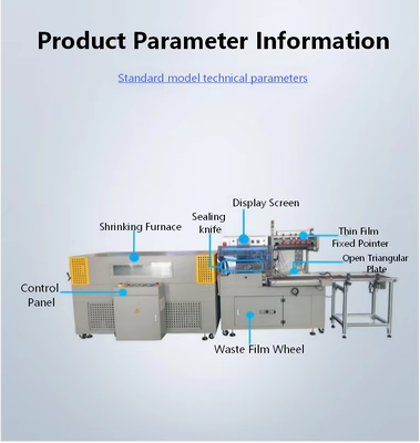 Fully Automatic Sealing and Cutting Heat Shrink Machine Mineral Water Heat Shrink Film Packaging Machine Plastic Sealing Machine