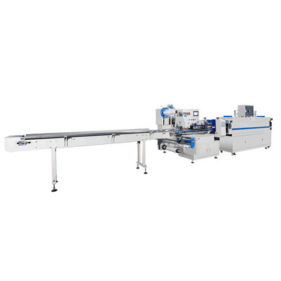 Fully Automatic CHIC Brand Pillow Heat Shrink Film Packaging Machine for Tableware Bottles Milk Tea & Cosmetic Wrapping