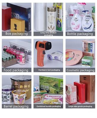 Fully Automatic CHIC Brand Pillow Heat Shrink Film Packaging Machine for Tableware Bottles Milk Tea & Cosmetic Wrapping