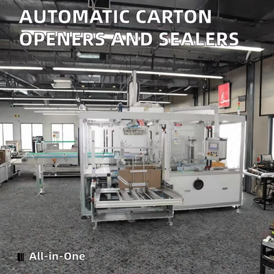 CHIC CH-05 Fully Automatic Pneumatic High-Speed High-Accuracy Food Carton Opening Sealing Machine Multi-functional High Rigidity