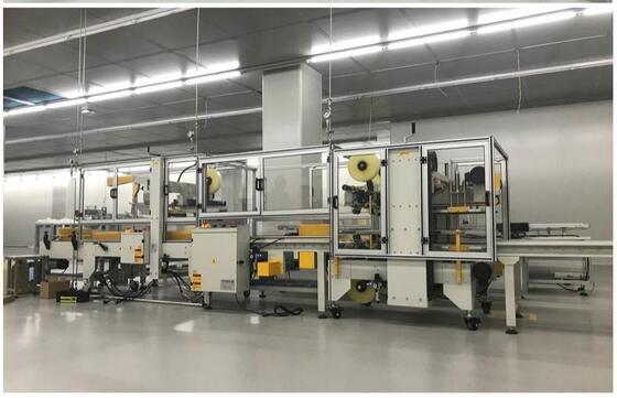 Automatic H-Type Carton Sealing Machine with Flap Folding and Four-Corner H-Box Sealing for Food Packaging