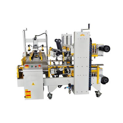 Automatic H-Type Carton Sealing Machine with Flap Folding and Four-Corner H-Box Sealing for Food Packaging