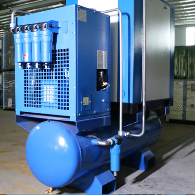 Direct Driven Rotary Screw Air Compressor 7.5kw 10hp Air Cooling